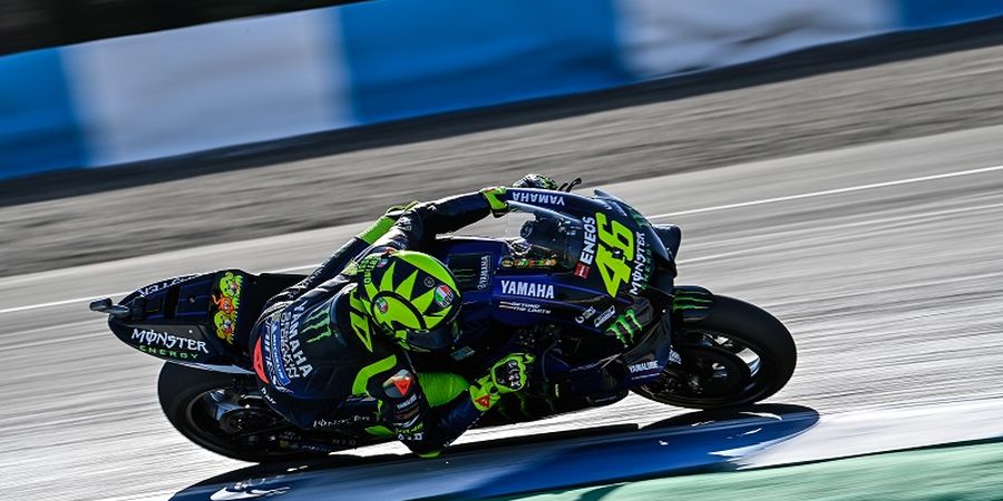 MotoGP Republik Ceska 2020 - Tercecer di Urutan Ke-8, Valentino Rossi Belum Puas dengan Setelan