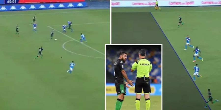 VIDEO - Mimpi Buruk Sassuolo di Markas Napoli, Empat Golnya Dianulir oleh Wasit