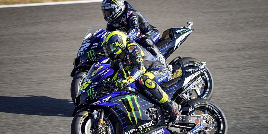 VIDEO - Maverick Vinales Gagal Fokus, Seenak Udel Mau Naiki Motor Valentino Rossi