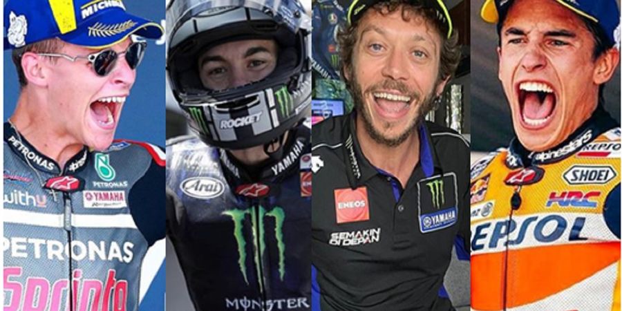 Quartararo 50, Vinales 40, Rossi 16, Marquez 0, Siapa Paling Berpeluang Juara MotoGP 2020?