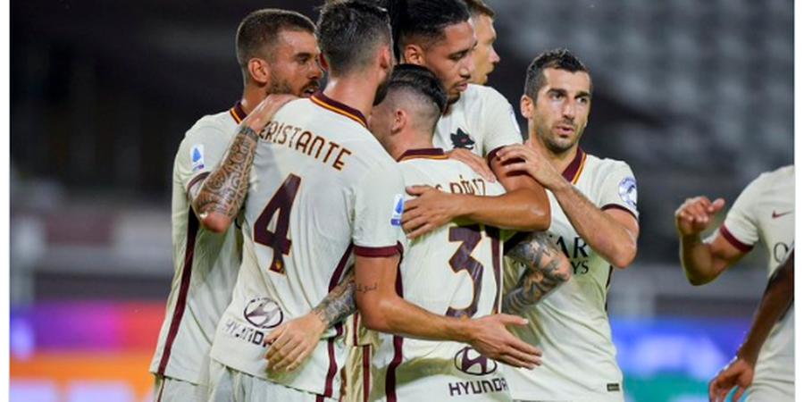 Hasil Liga Italia - Gasak Torino 3-2, AS Roma Kunci Peringkat Lima