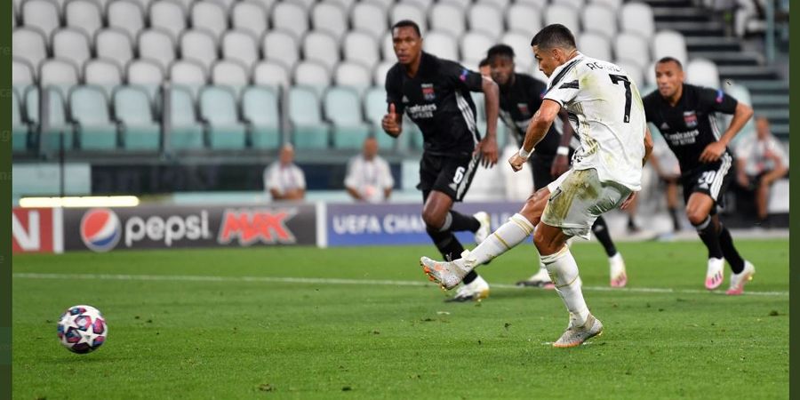 Hasil Liga Champions - Ronaldo Cetak Rekor 37 Gol, Juventus Ditendang Lyon