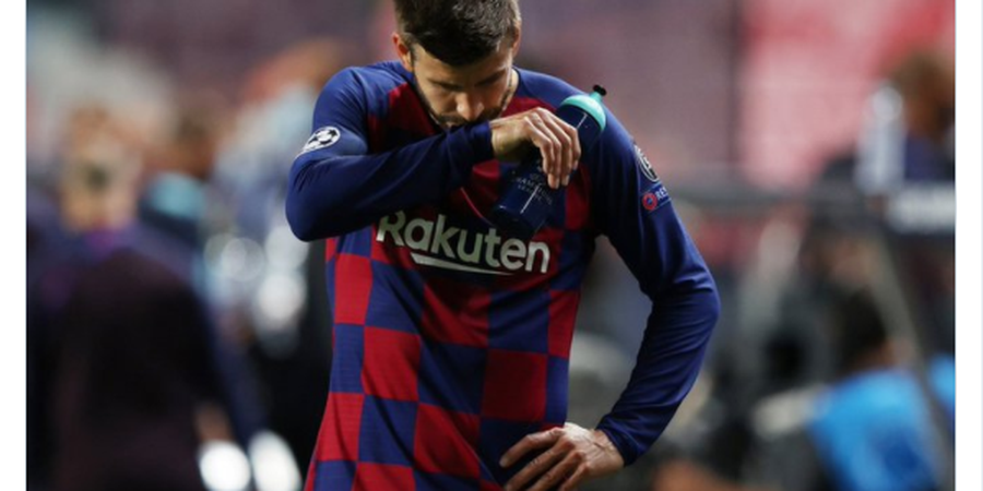 Barcelona Tersingkir dari Liga Champions, Gerard Pique Ogah Salahkan Setien
