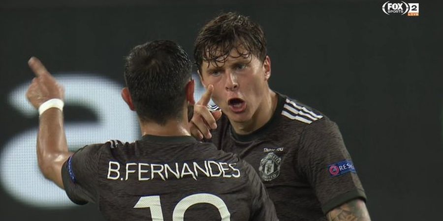 Hasil Liga Europa - Bruno Fernandes dan Lindelof Berkelahi, Man United Gugur di Semifinal