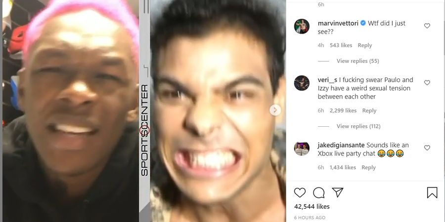 VIDEO - Adu Mulut Heboh Israel Adesanya dan Paulo Costa Jelang UFC 253