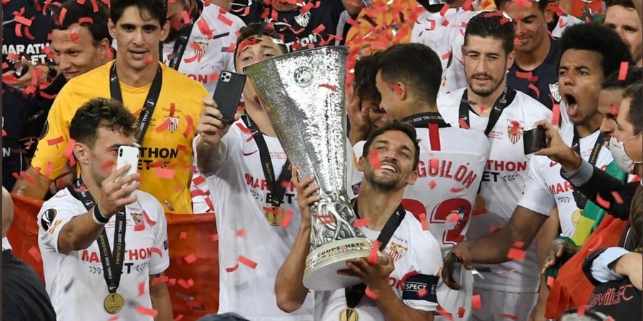 Sevilla Raih Gelar Juara Liga Europa Berkat Gol Bunuh Diri Romelu Lukaku