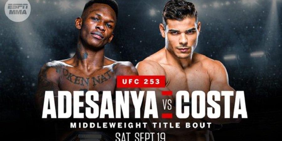 UFC 253 Belum Dimulai, Paulo Costa Sudah Bikin Israel Adesanya KW Modar