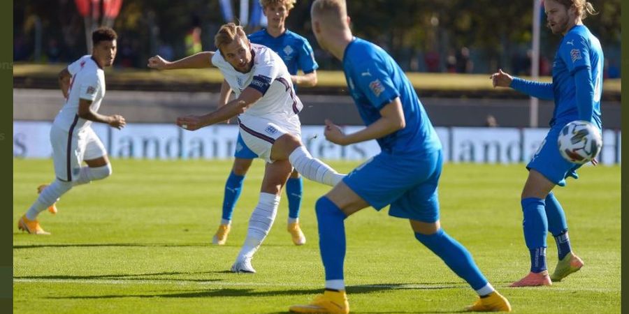 Babak I Islandia vs Inggris - Gol Harry Kane Dianulir, Skor Masih 0-0