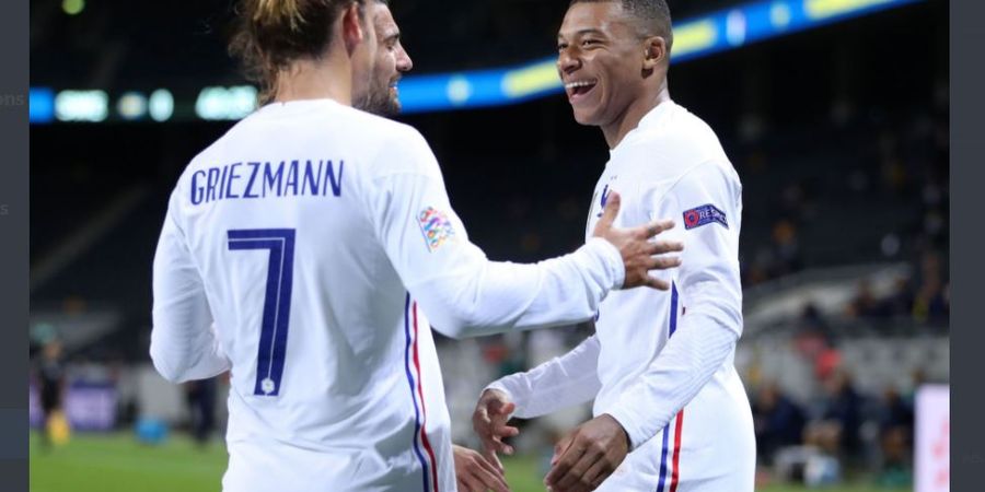 Hasil UEFA Nations League - Gol Mustahil Kylian Mbappe Menangkan Prancis