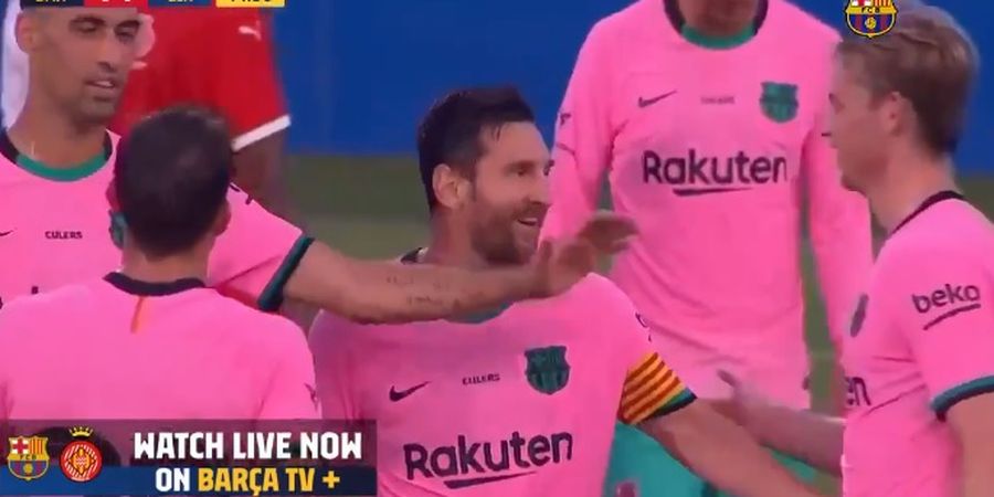 Lionel Messi 2 Gol dari Luar Kotak Penalti, Kaki Kanan dan Kiri, Barcelona Menang 3-1