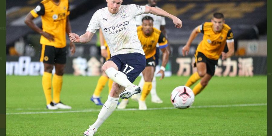 Hasil Babak I - De Bruyne dan Foden Bawa Man City Ungguli Wolverhampton