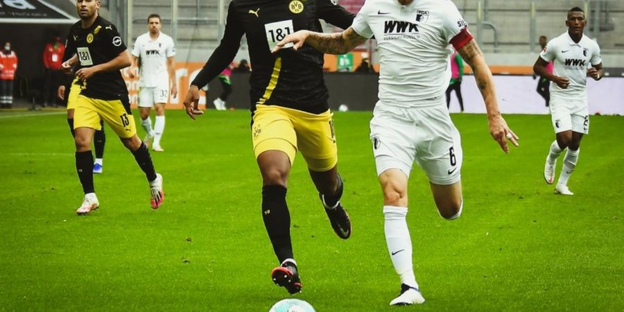 Hasil Bundesliga - Duet Sancho-Haaland Melempem, Dortmund Takluk dari Augsburg