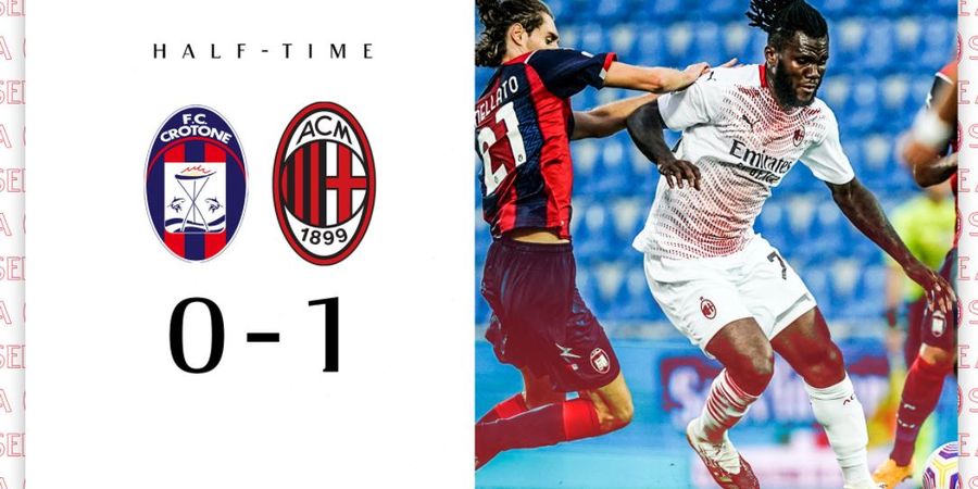 Babak I Crotone vs AC MIlan - Penalti Franck Kessie Bawa Rossoneri Unggul 1-0