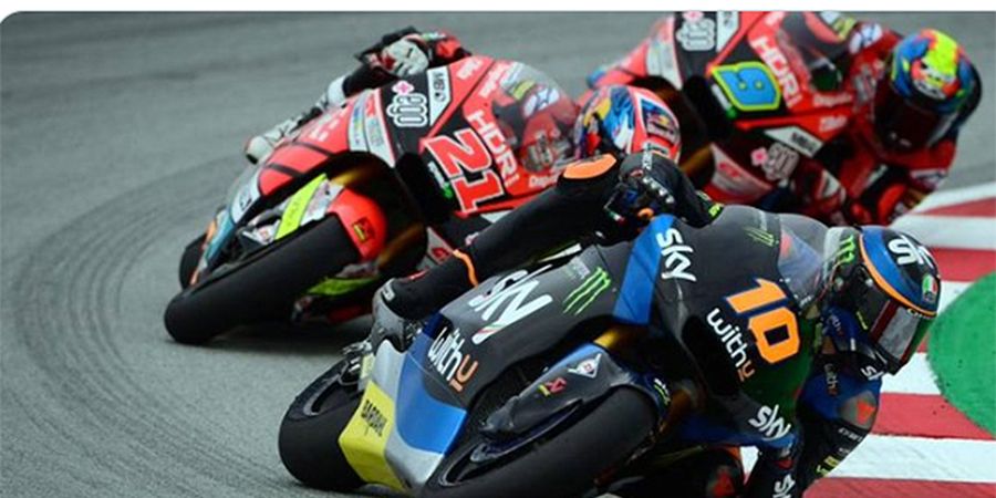 Hasil Moto2 Teruel 2020 - Adik Valentino Rossi Merana, Pembalap Indonesia Perbaiki Posisi