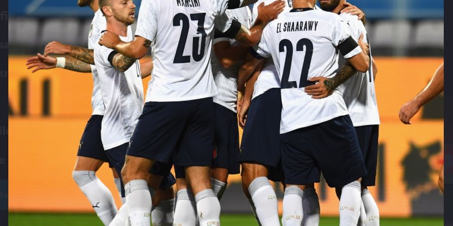 Hasil Laga Persahabatan - Babak Pertama Mampu Unggul 5 Gol, Italia Gilas Moldova Setengah Lusin