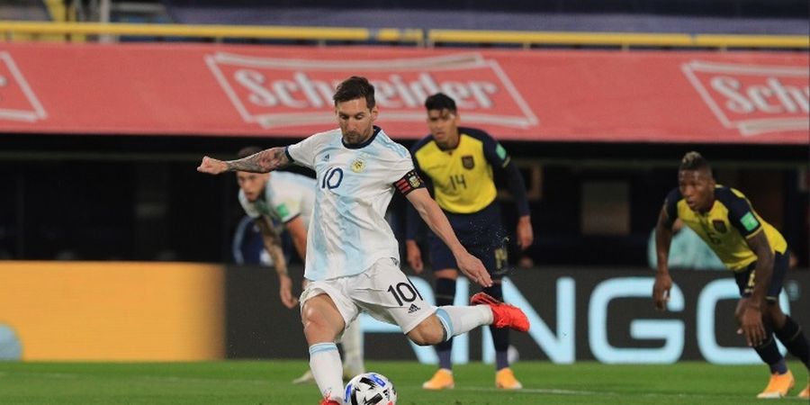 Hasil Kualifikasi Piala Dunia 2022 - Messi Jadi Pahlawan, Argentina Sikat Ekuador