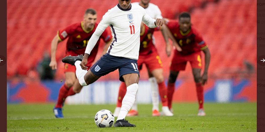 Ukir Gol di 4 Laga Beruntun Bersama Inggris, Marcus Rashford Samai Rekor 3 Legenda Man United