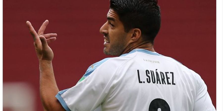 Hasil Kualifikasi Piala Dunia 2022 - Luis Suarez Cetak Brace, Uruguay Tetap Tumbang di Ketinggian 2.734 mdpl