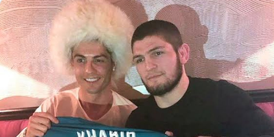 Ditanya UFC 254, Cristiano Ronaldo: Insyaallah, Khabib Nurmagomedov Menang!