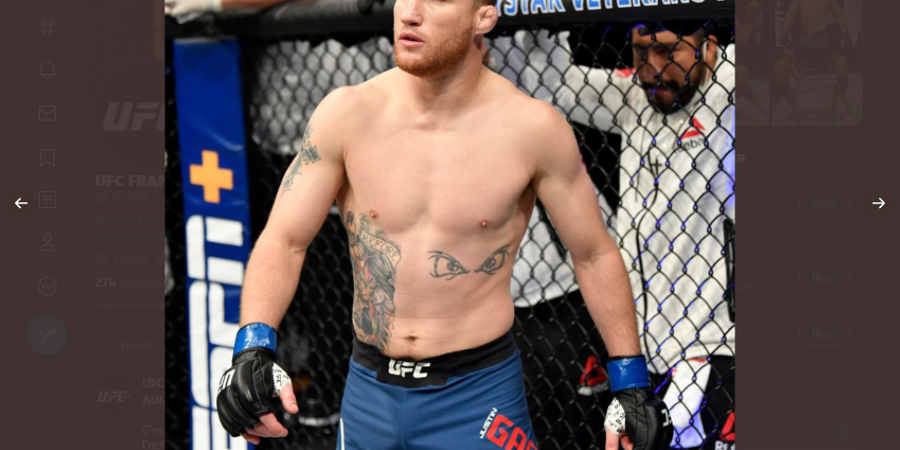 Lengah, Gaethje Akui Lewatkan Tawaran Laga Raih Sabuk Kelas Ringan UFC