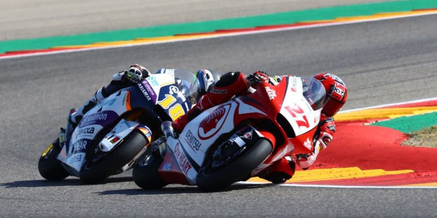 Moto2 Teruel 2020 - Ditantang Manajer Tim Raih Poin, Ini Jawaban Andi Gilang