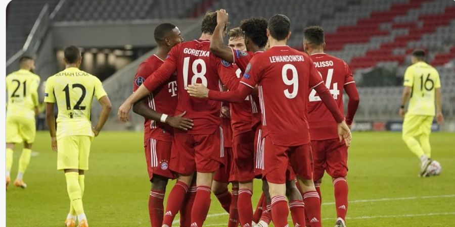 Hasil Liga Champions - Kingsley Coman 2 Gol-1 Assist, Luis Suarez Dibantai Bayern Lagi 