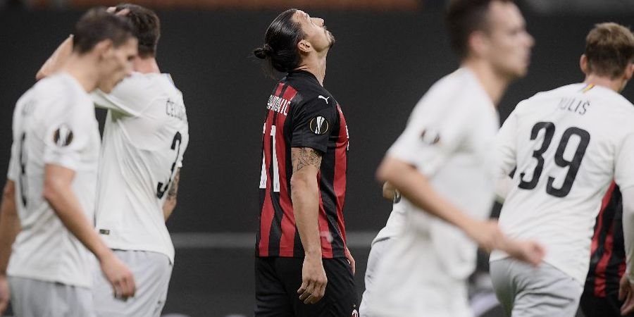 Babak I AC Milan Vs Sparta Praha - Zlatan Ibrahimovic Gagal Penalti, Rossoneri Unggul 1-0