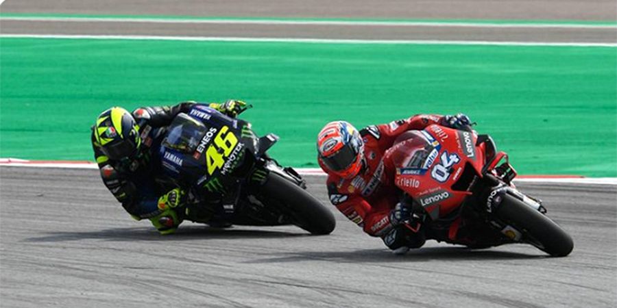 Andrea Dovizioso Sebut Valentino Rossi Bikin Pembalap MotoGP Cuma Jadi Figuran