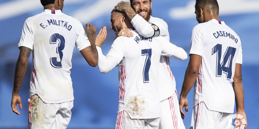 Hasil Liga Spanyol - Hazard Akhiri Puasa Gol, Vinicius-Benzema Akur, Real Madrid Gebuk Huesca 4-1