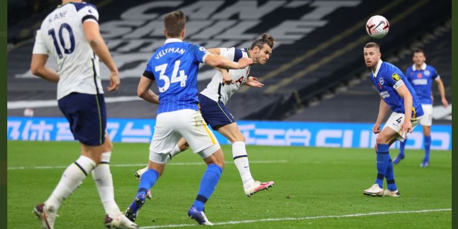 Hasil Liga Inggris - Gol Perdana Gareth Bale Menangkan Tottenham 200 Detik setelah Masuk