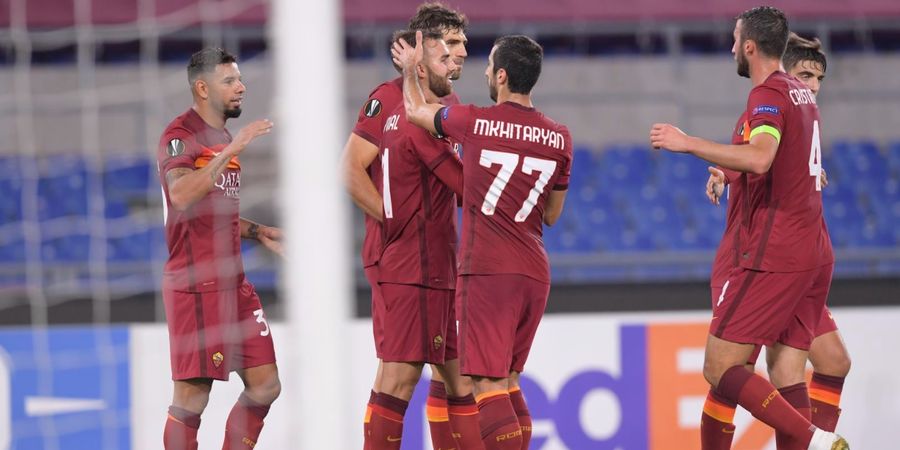 Hasil Liga Europa - Pemain Buangan Real Madrid Cetak Brace, AS Roma Berpesta di Stadion Olimpico