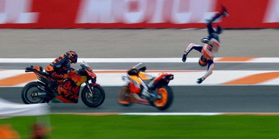 Video Kecelakaan Horor Alex Marquez di Sesi Kualifikasi MotoGP Valencia 2020