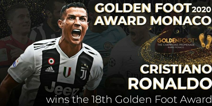 Cristiano Ronaldo Menangi Penghargaan Golden Foot, Lionel Messi Saja Tak Punya