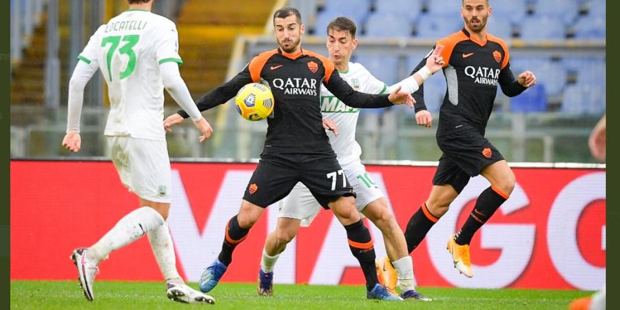 Hasil Liga Italia - Sengitnya AS Roma vs Sassuolo: 2 Gol Dianulir, Pelatih dan Pemain Diusir, Tanpa Pemenang