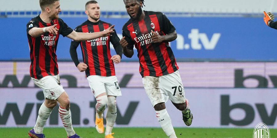 Hasil Liga Italia - 30 Laga Tak Pernah Absen Cetak Gol, AC Milan Bikin Sampdoria Menyerah