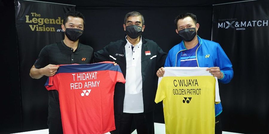 2 Legenda Siap Tukar Peran pada Legend's Vision Mix and Match Badminton Challenge 2020