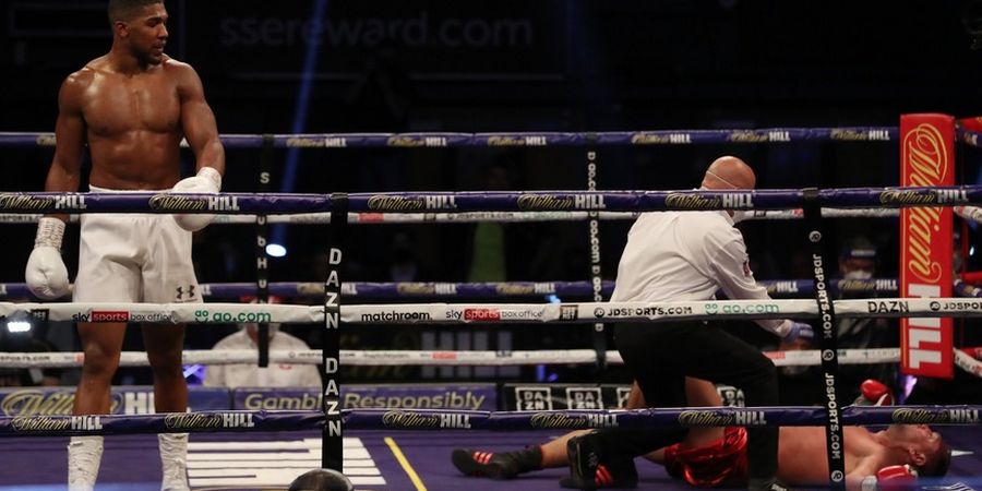 Hasil Tinju Dunia - Bikin Kubrat Pulev KO, Anthony Joshua Makin Dekat Jadi Juara Sejati Kelas Berat