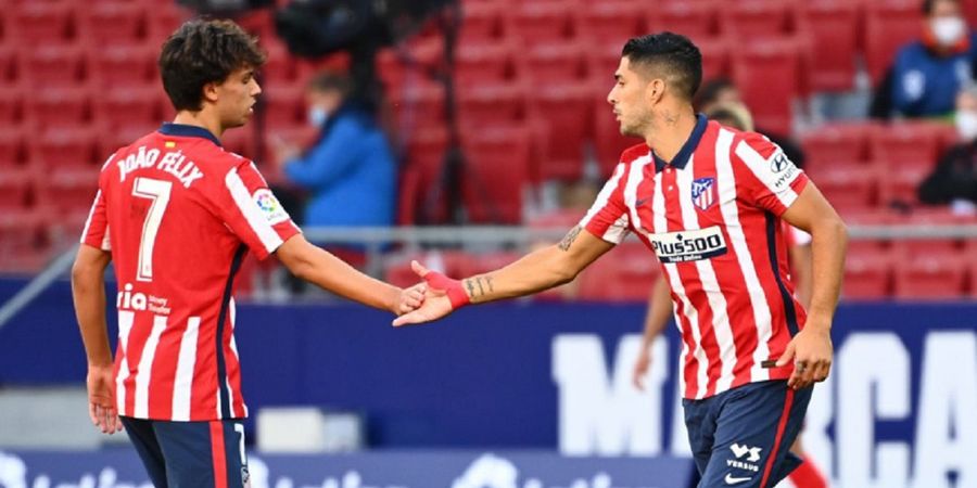 Susunan Pemain Atletico Madrid vs Elche - Diego Costa Cadangan, Duet Luis Suarez-Joao Felix Jadi Andalan