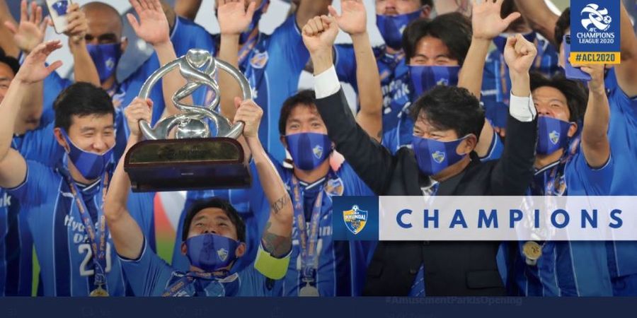 Ulsan Hyundai Juara Liga Champions Asia 2020, Selevel dengan Mantan Klubnya Shin Tae-yong