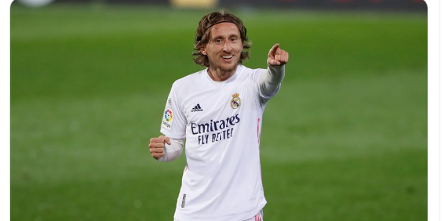 Hasil Babak I - Luka Modric dan Karim Benzema Bawa Real Madrid Unggul 2-1 atas Eibar