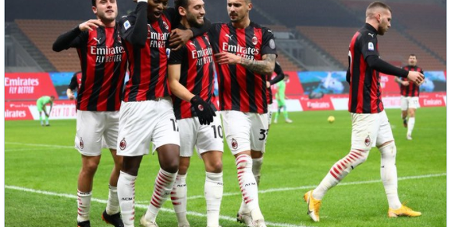Hasil Liga Italia - Milan Menang 3-2 atas Lazio Berkat Gol Injury Time Theo Hernandez