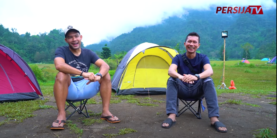 Andritany Ardhiyasa dan Ismed Sofyan Isi Waktu Libur Kompetisi dengan Camping Bersama