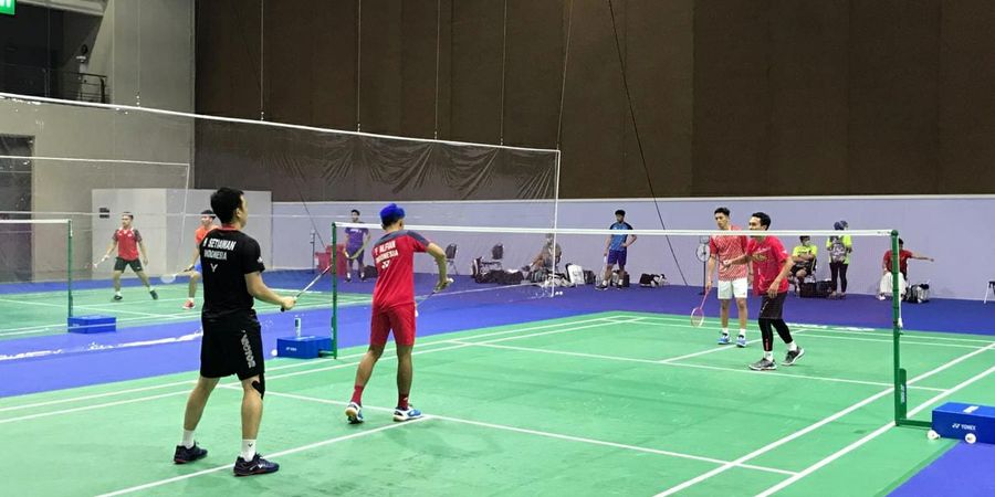 Tim Bulu Tangkis Indonesia Jaga Tenaga pada Hari Kedua Latihan Jelang Thailand Open 2021