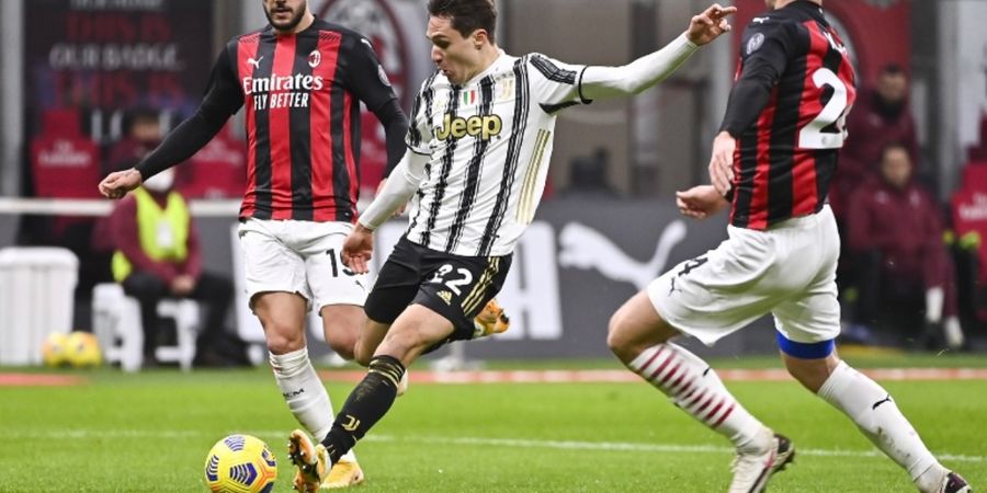 Hasil Liga Italia - Takluk 1-3 dari Juventus, AC Milan Alami Kekalahan Perdana