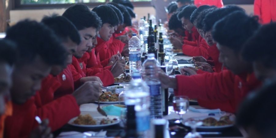 Pemain Timnas U-19 Indonesia Diminta Jaga Asupan Makanan dan Giat Berlatih