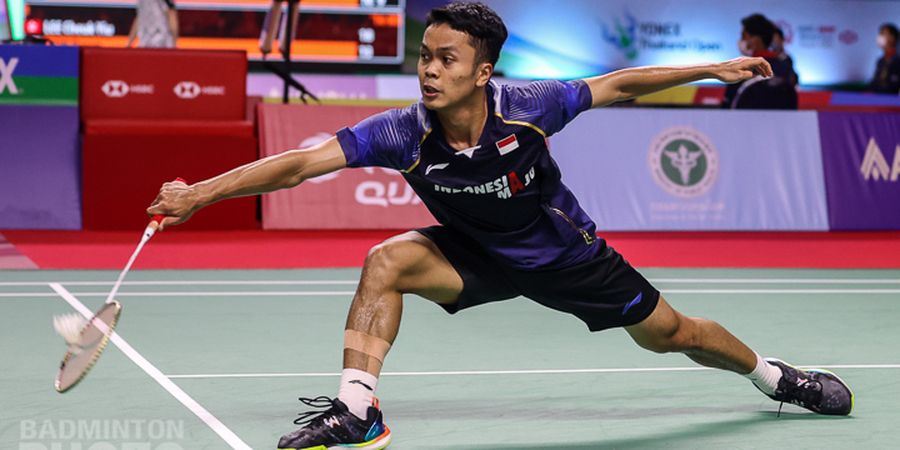Thailand Open I 2021- Meski Menang, Anthony Puji Ketangguhan Si Bocah Ajaib