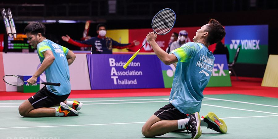 Hasil Thailand Open I 2021 -  Comeback, Leo/Daniel Tembus 4 Besar