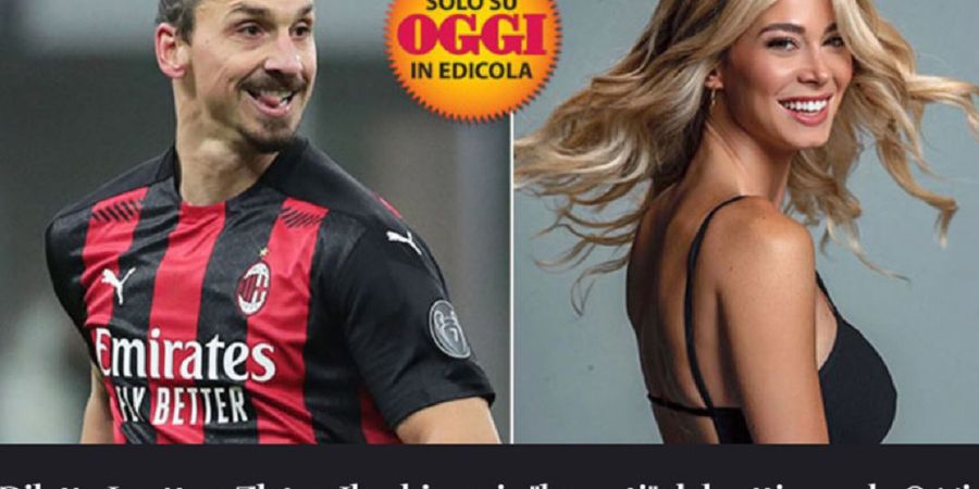 Striker Milan Ibrahimovic Berisik Asyik Lagi dengan Presenter Cantik