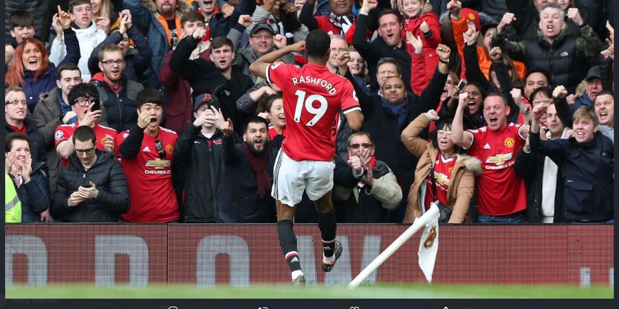 Manchester United Menang  9-0, Marcus Rashford Lewati Rekor Sang Legenda