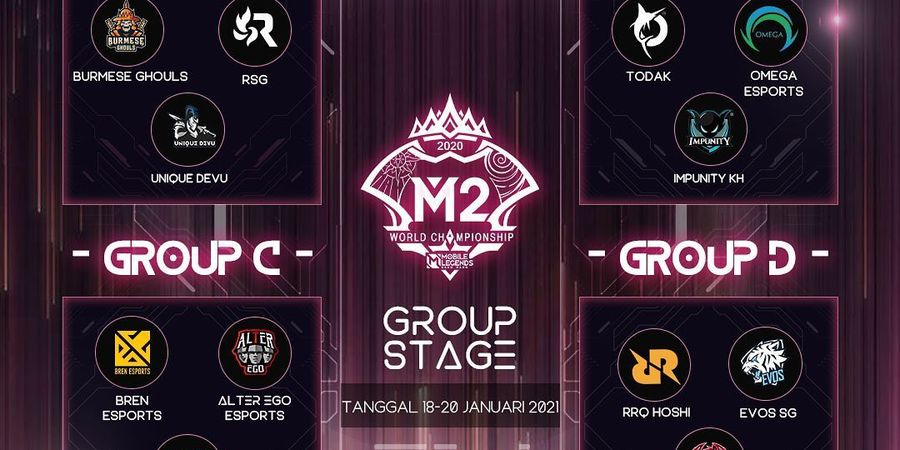 Jadwal M2 Mobile Legends World Championship, RRQ dan Alter Ego Tanding Besok